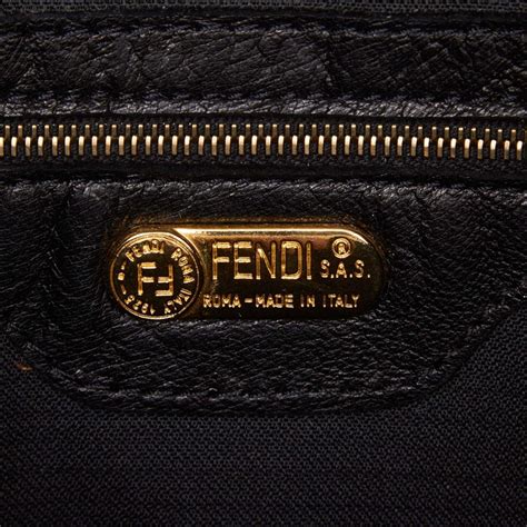 fendi logo handbag|vintage Fendi bags authenticity.